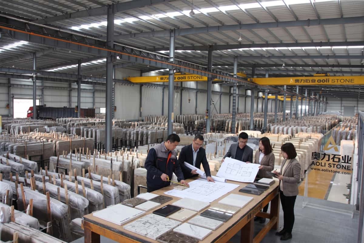 Project stone numbering and layout coordination shown on shop drawings