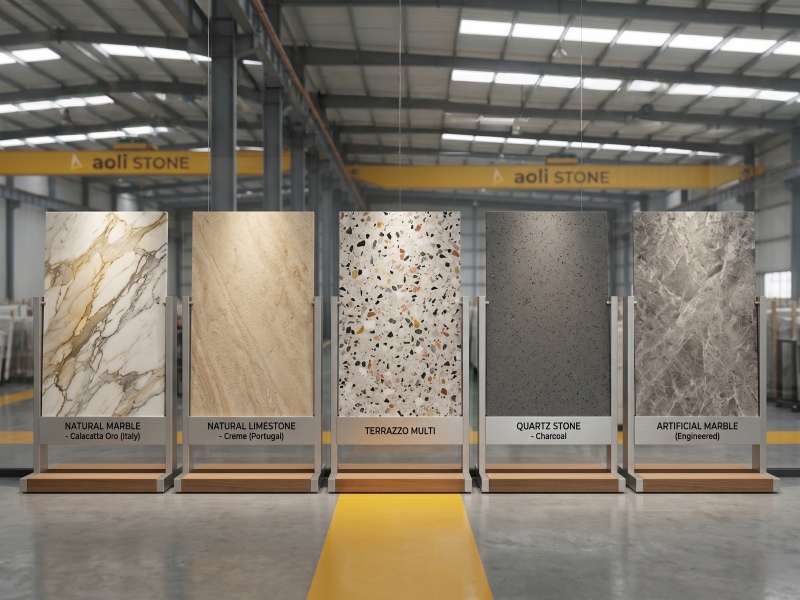 ¿En qué materiales se especializa Aoli Stone?