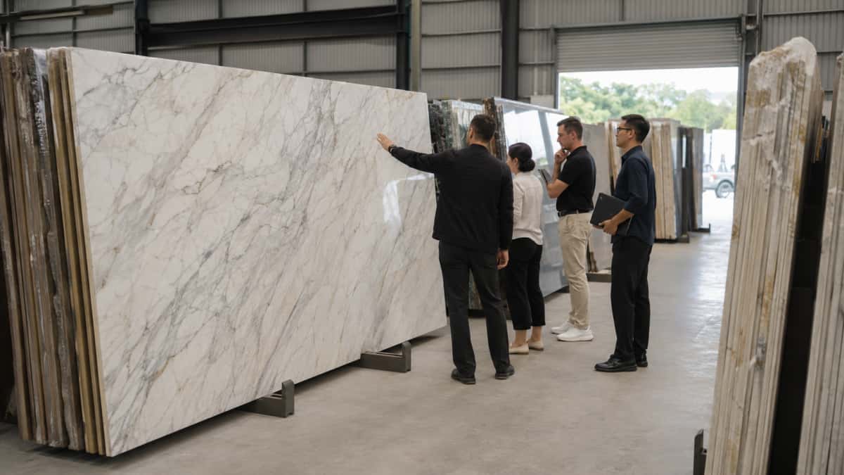 natural-marble-slabs-hotel-lobby-interior Natural marble slabs selected for hotel lobby interior wall and floor applications