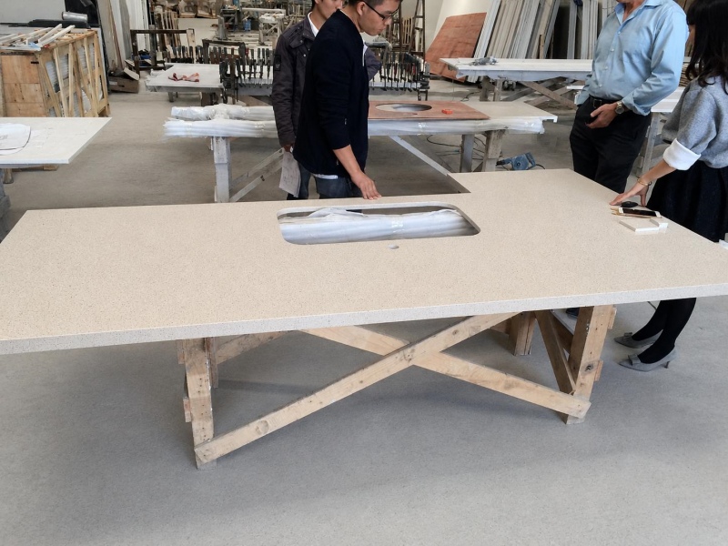 Quartz Vanity Countertops for a U.S. Multifamily Project