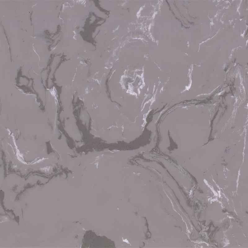 Cloudy Grey Artificial Marble pieces prepared for project supply