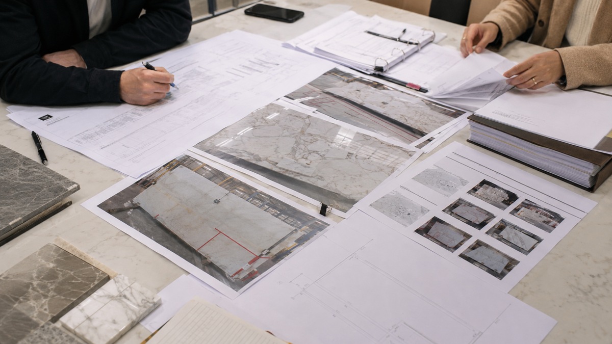 marble reserve slab records and project documentation