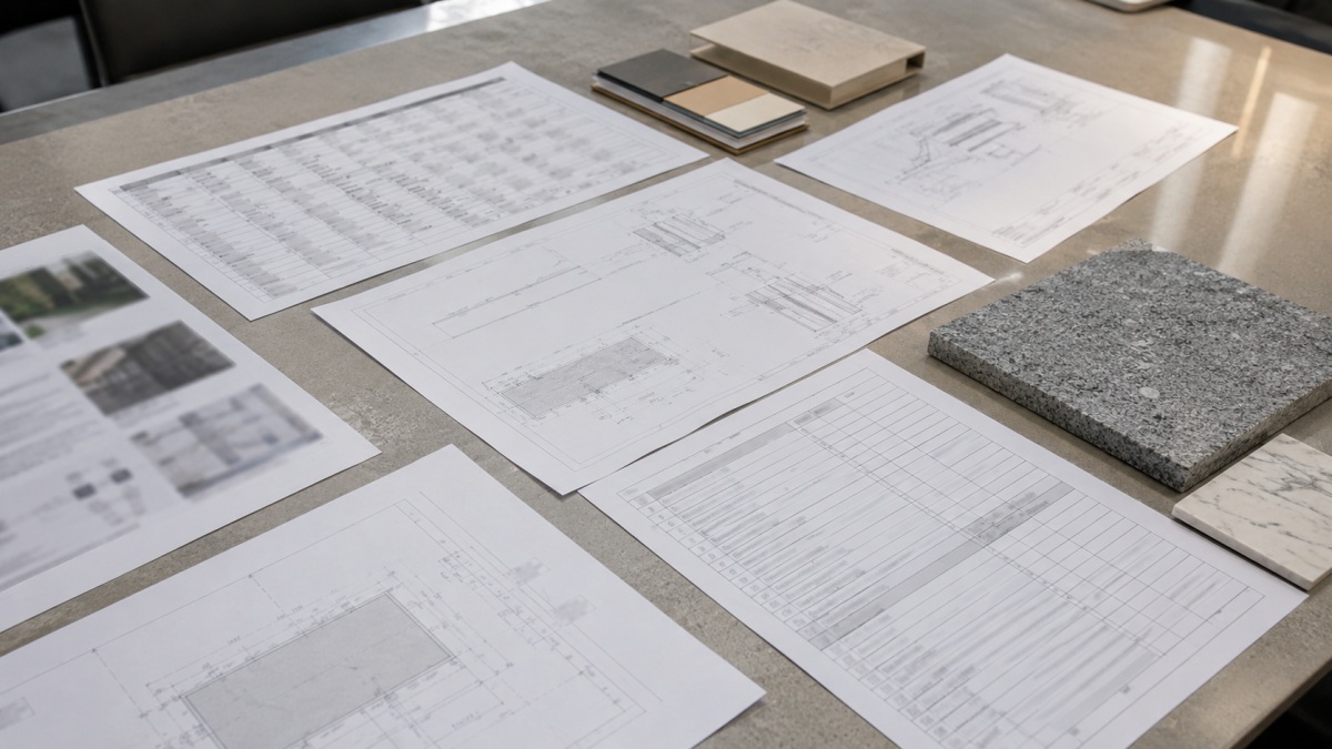 stone-project-responsibility-matrix-documents Responsibility matrix for stone project coordination before installation