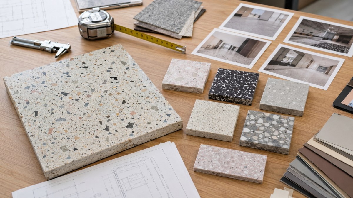 Buyer checklist for terrazzo slab and tile project approval