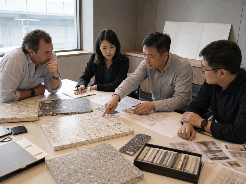 Pavimentos de terrazo para proyectos comerciales: Puntos clave para su aprobación