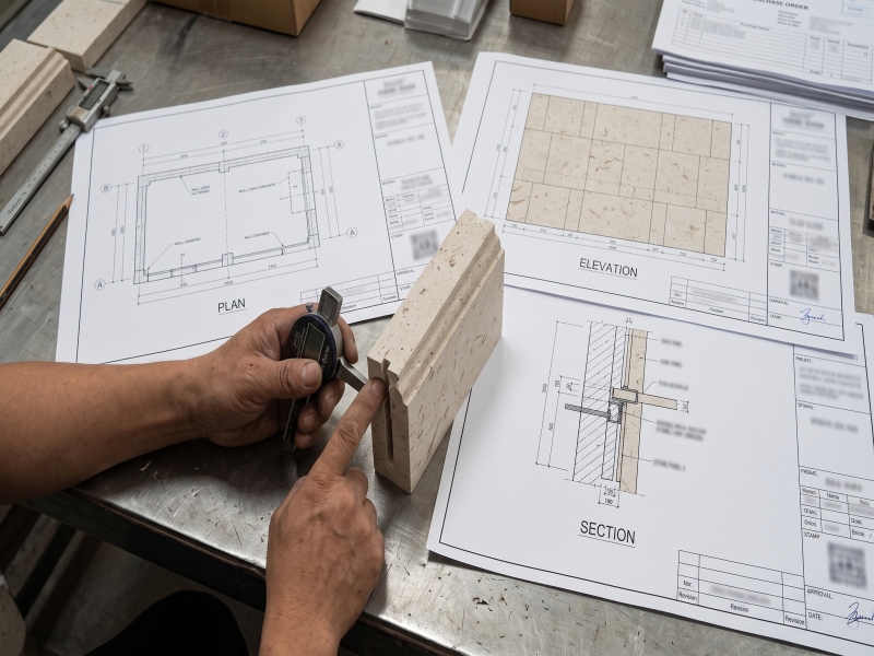 What a Custom Limestone Drawing Must Show Before Quotation